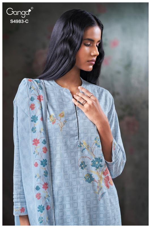 Ganga Fiyara 4983 catalog wholesale salwar kameez surat 