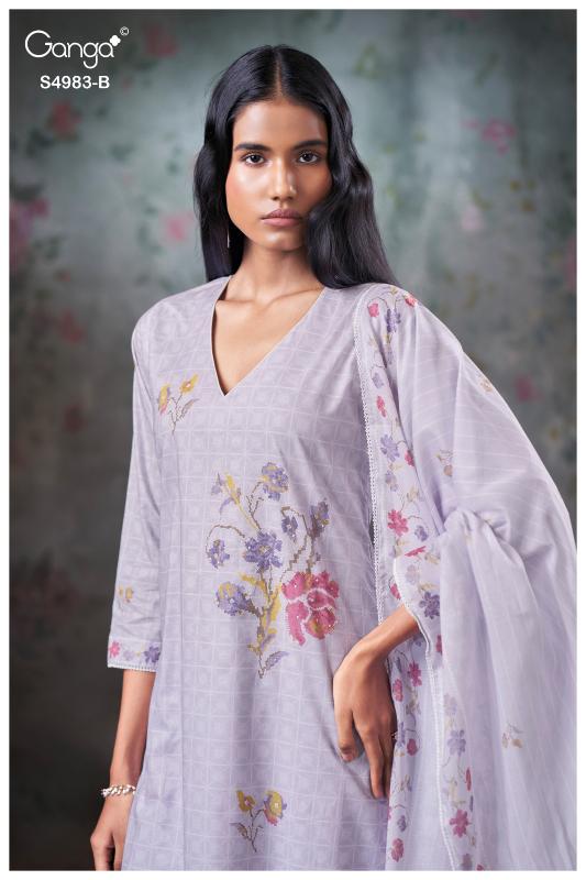 Ganga Fiyara 4983 catalog wholesale salwar kameez surat 