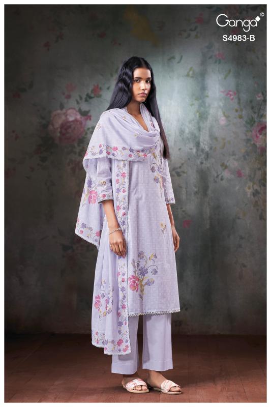 Ganga Fiyara 4983 catalog wholesale salwar kameez surat 