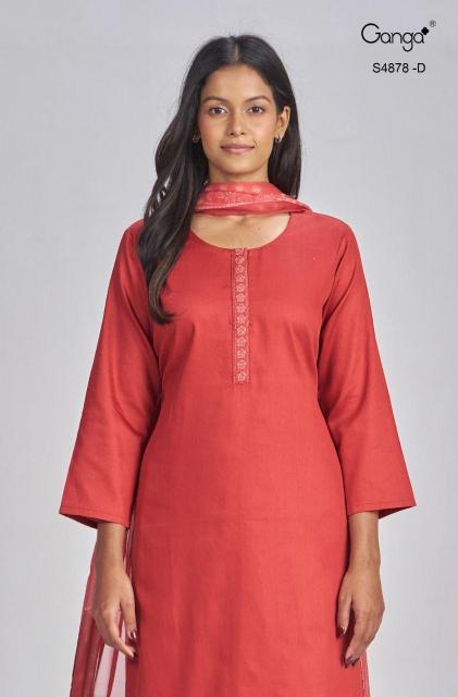 Ganga Gamini 4878 catalog mumbai salwar kameez wholesalers