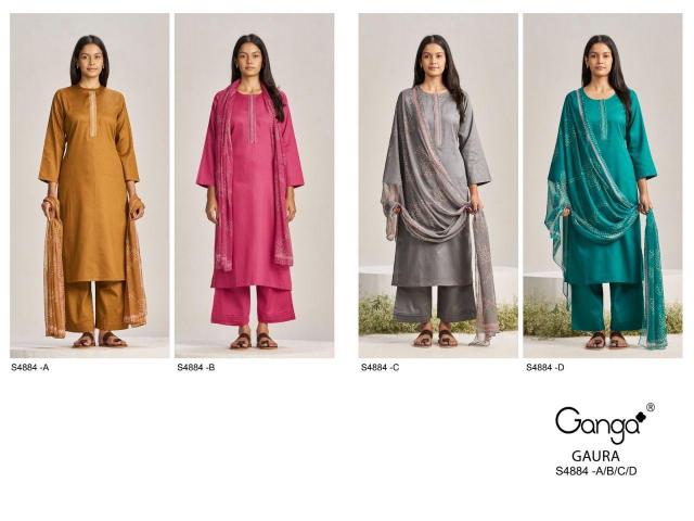 GANGA GAURA 4884 Salwar kameez manufacturer in Surat