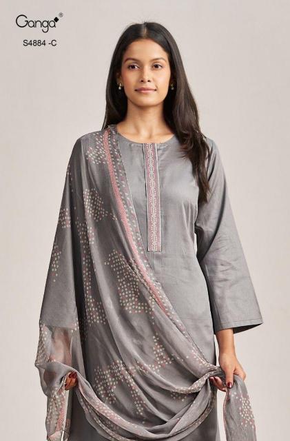 GANGA GAURA 4884 Salwar kameez manufacturer in Surat
