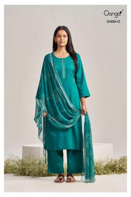 GANGA GAURA 4884 Salwar kameez manufacturer in Surat