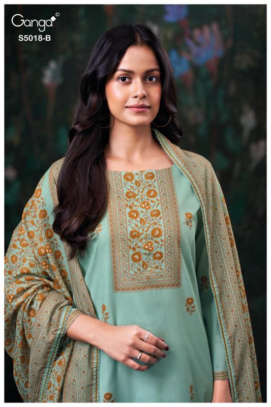 Ganga Grishya 5018 catalog wholesale salwar kameez india surat