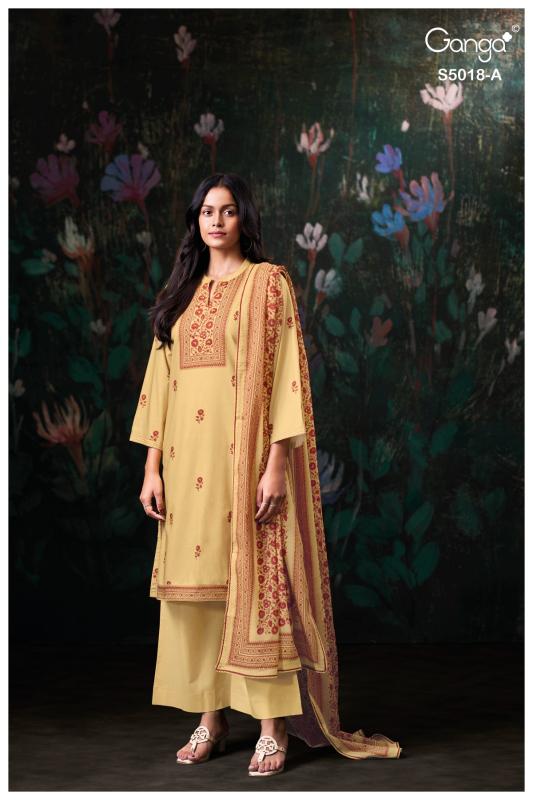 Ganga Grishya 5018 catalog wholesale salwar kameez india surat