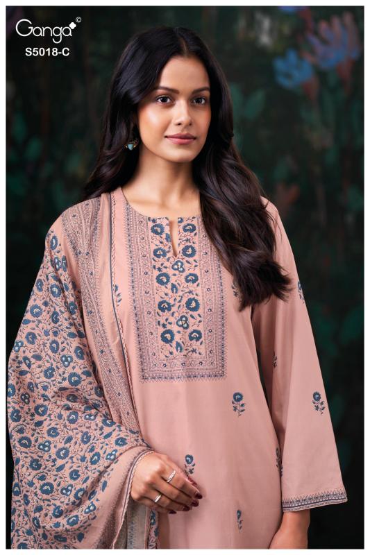 Ganga Grishya 5018 catalog wholesale salwar kameez india surat