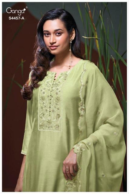 GANGA GRIVIKA 4457 Unstitched salwar kameez wholesale in Hyderabad