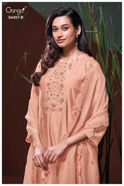 GANGA GRIVIKA 4457 Unstitched salwar kameez wholesale in Hyderabad