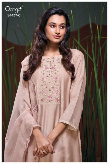 GANGA GRIVIKA 4457 Unstitched salwar kameez wholesale in Hyderabad