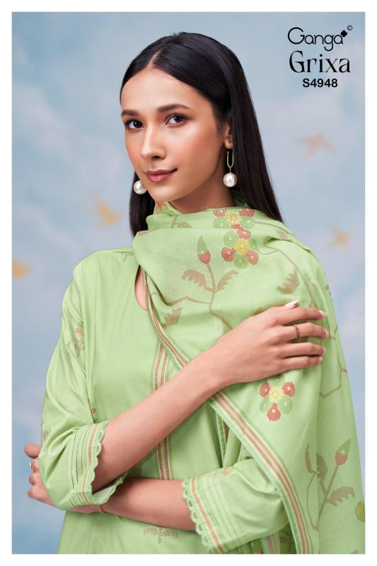 Ganga Grixa 4948 catalog wholesale salwar kameez market in surat