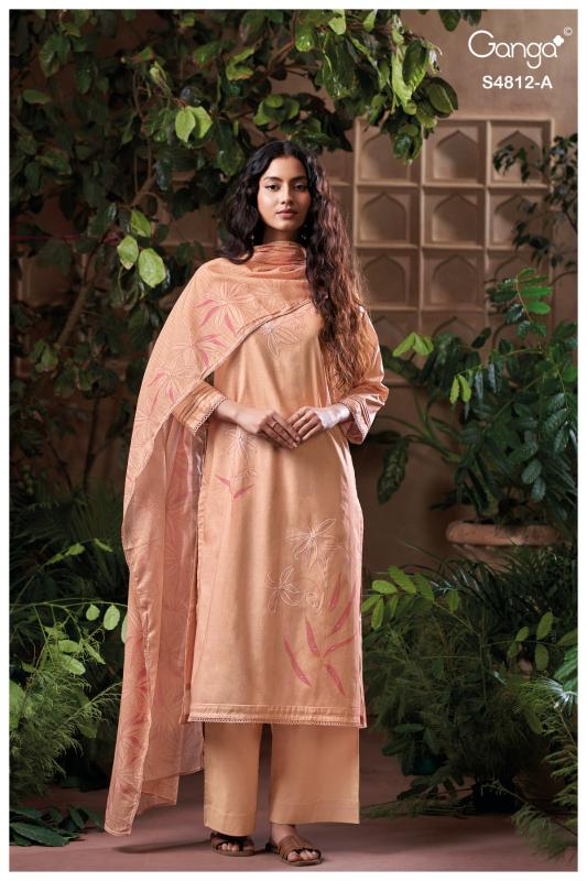 Ganga Gunjika 4812 catalog wholesale salwar kameez in hyderabad