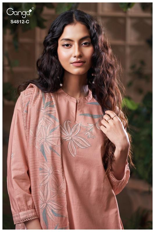 Ganga Gunjika 4812 catalog wholesale salwar kameez in hyderabad