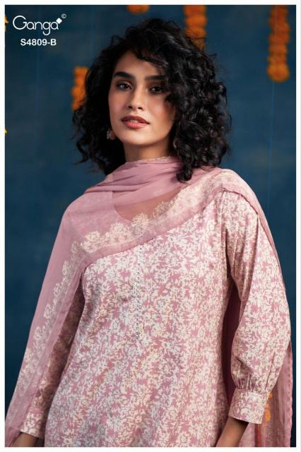 Ganga Hespera 4809 catalog indian salwar kameez wholesale