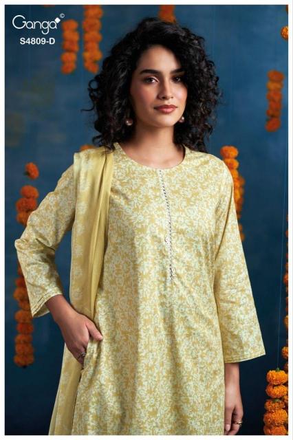 Ganga Hespera 4809 catalog indian salwar kameez wholesale