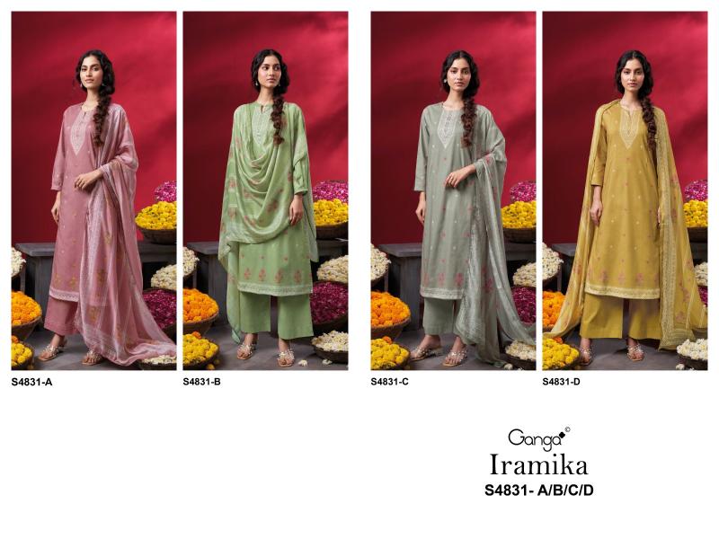 Ganga Iramika 4831 catalog wholesale salwar kameez mart