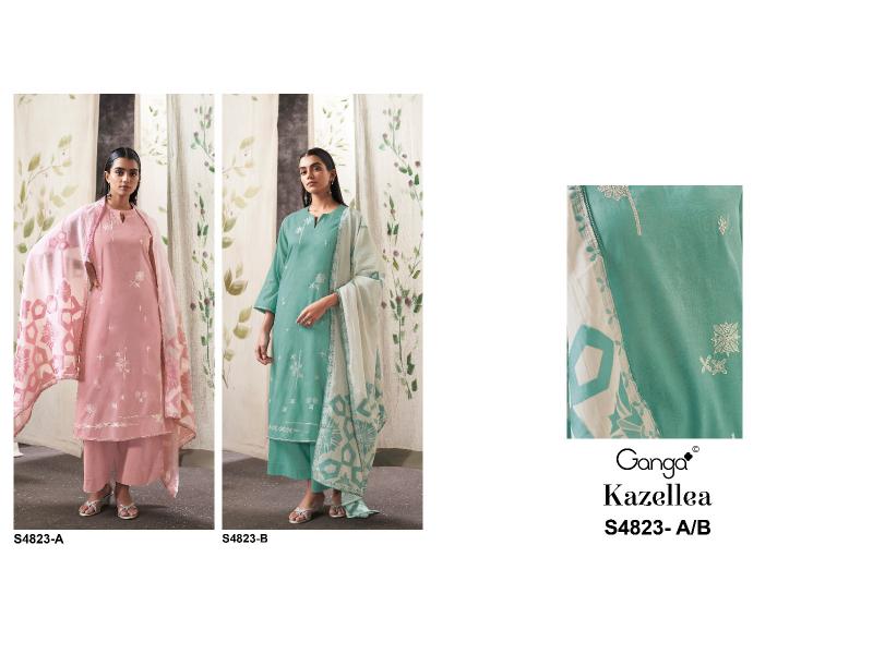 Ganga Kazellea 4823 catalog buy salwar kameez wholesale  
