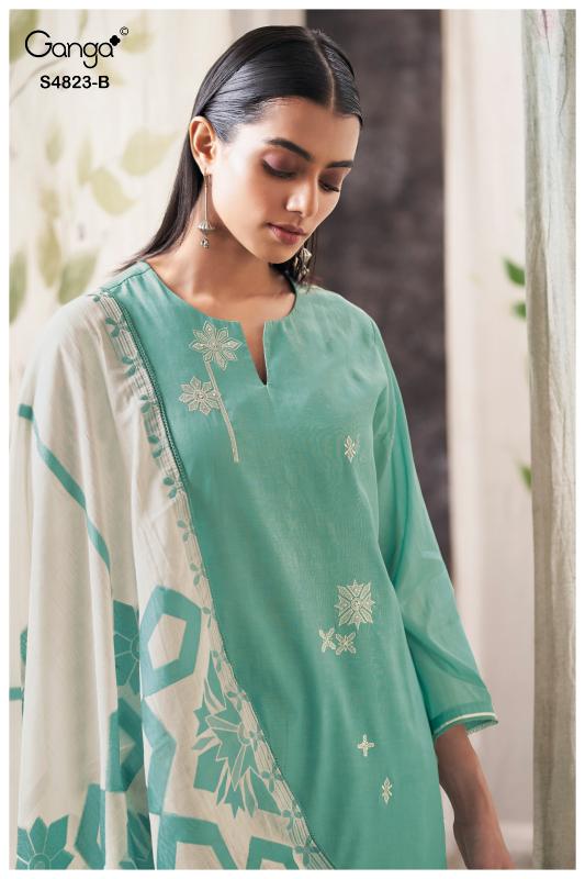 Ganga Kazellea 4823 catalog buy salwar kameez wholesale  