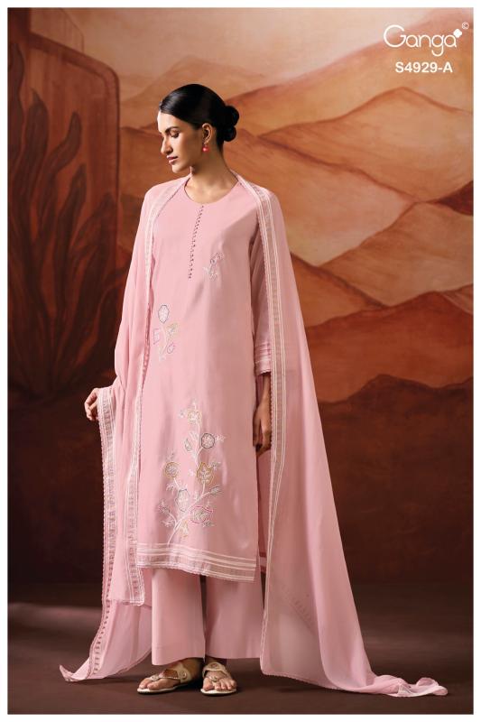 Ganga Kylisse 4929 catalog wholesale suppliers of salwar kameez in surat gujarat