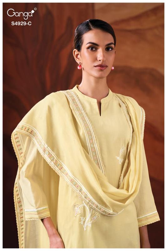 Ganga Kylisse 4929 catalog wholesale suppliers of salwar kameez in surat gujarat