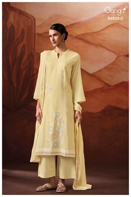 Ganga Kylisse 4929 catalog wholesale suppliers of salwar kameez in surat gujarat
