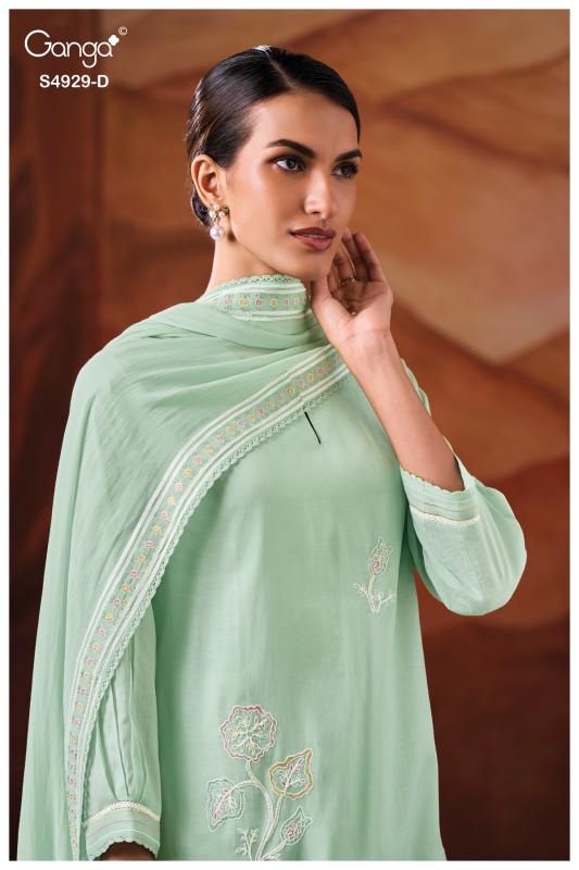 Ganga Kylisse 4929 catalog wholesale suppliers of salwar kameez in surat gujarat