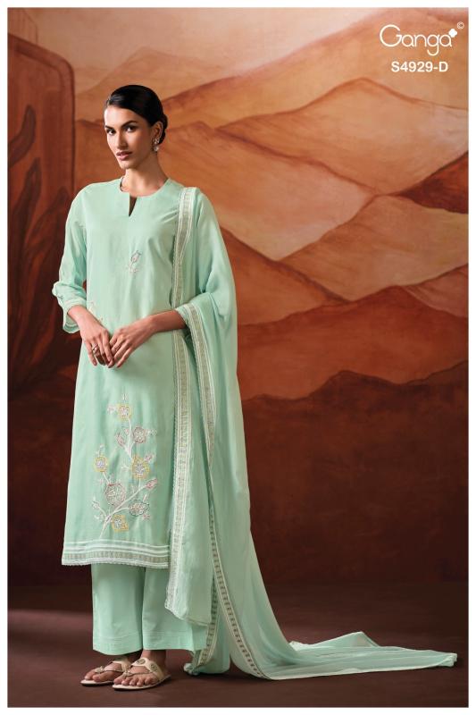 Ganga Kylisse 4929 catalog wholesale suppliers of salwar kameez in surat gujarat