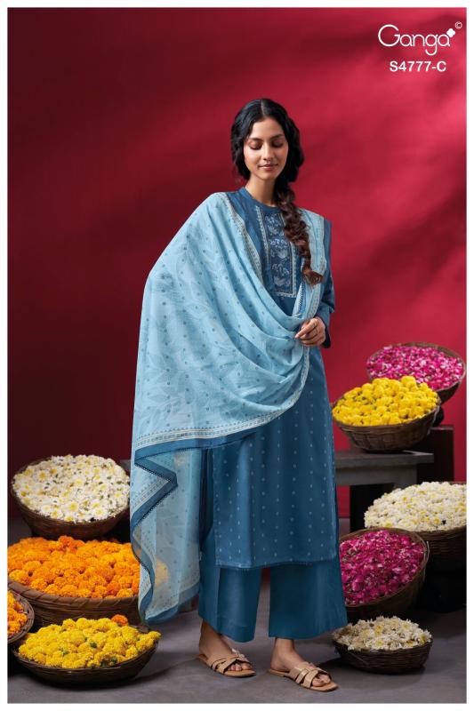 Ganga Lorael 4777 catalog wholesale market for salwar kameez in delhi