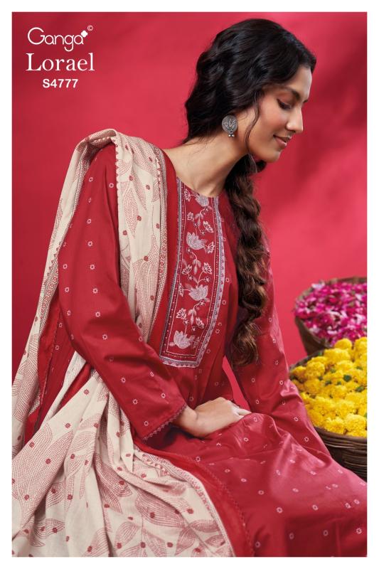 Ganga Lorael 4777 catalog wholesale market for salwar kameez in delhi