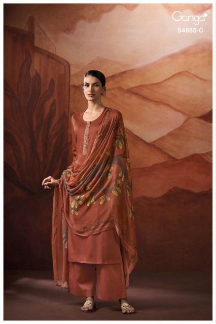 Ganga Lvessa 4885 catalog wholesale salwar kameez