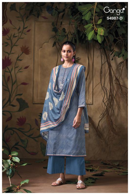 Ganga Meliora 4987 catalog salwar kameez wholesale surat 