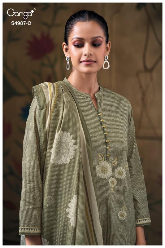 Ganga Meliora 4987 catalog salwar kameez wholesale surat 