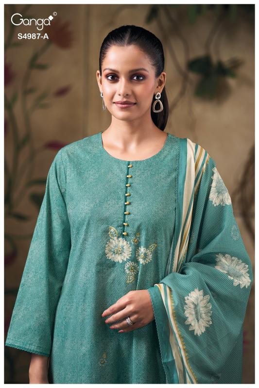 Ganga Meliora 4987 catalog salwar kameez wholesale surat 