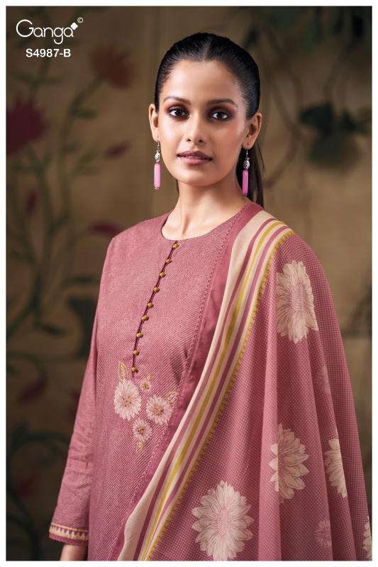 Ganga Meliora 4987 catalog salwar kameez wholesale surat 