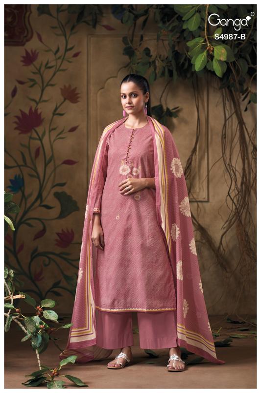 Ganga Meliora 4987 catalog salwar kameez wholesale surat 