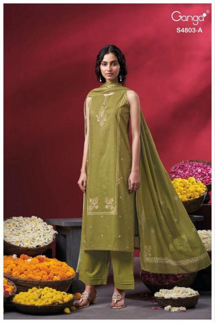 Ganga Nireya 4803 catalog wholesale salwar kameez online