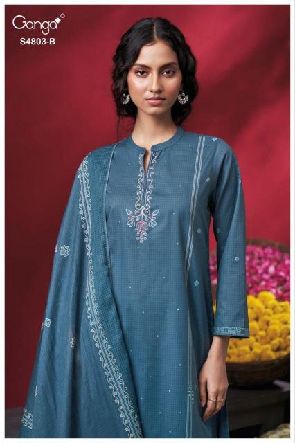 Ganga Nireya 4803 catalog wholesale salwar kameez online