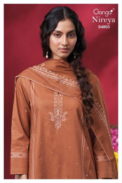 Ganga Nireya 4803 catalog wholesale salwar kameez online
