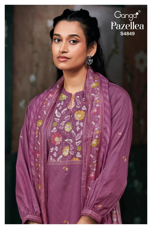 Ganga Pazellea 4849 catalog wholesale salwar kameez online