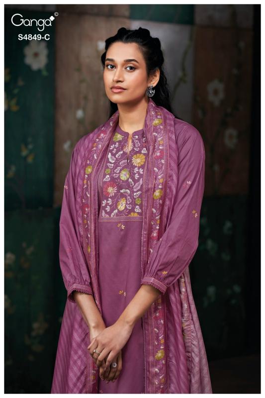 Ganga Pazellea 4849 catalog wholesale salwar kameez online