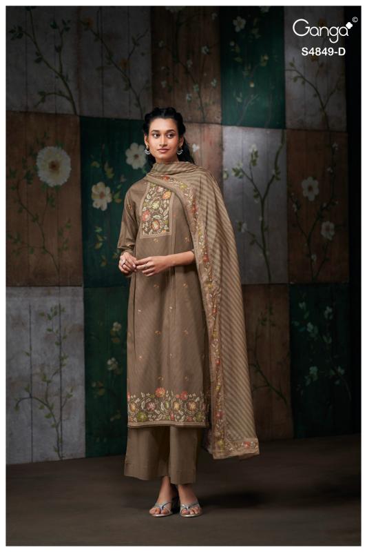Ganga Pazellea 4849 catalog wholesale salwar kameez online