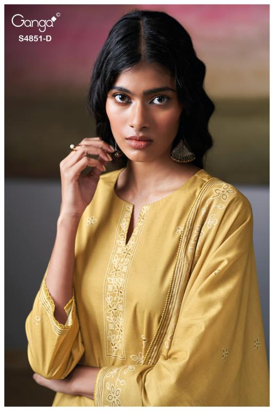 Ganga Pelyra 4851 catalog wholesale salwar kameez pakistani