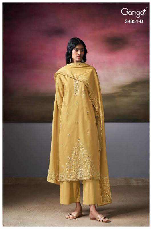 Ganga Pelyra 4851 catalog wholesale salwar kameez pakistani