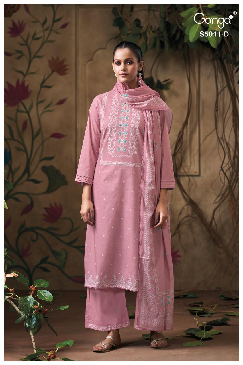 Ganga Rakul 5011 catalog wholesale dealers of salwar kameez in mumbai