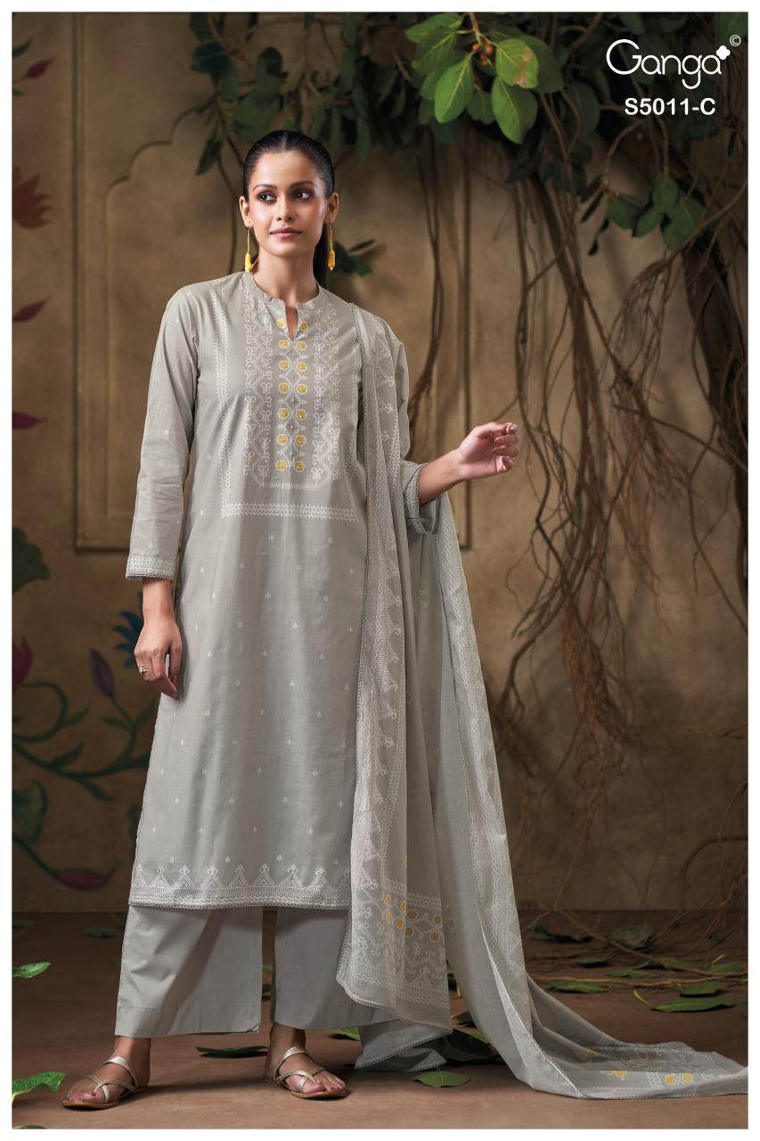 Ganga Rakul 5011 catalog wholesale dealers of salwar kameez in mumbai