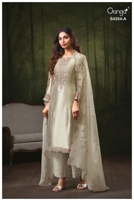 Ganga Sareen 4354 catalog wholesale salwar kameez in jaipur