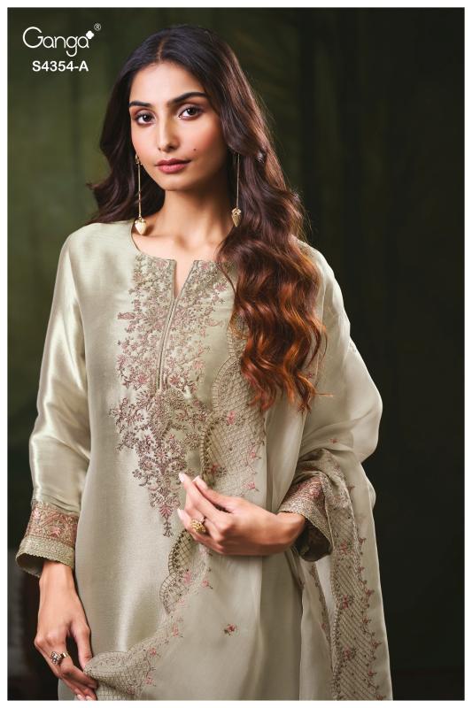 Ganga Sareen 4354 catalog wholesale salwar kameez in jaipur