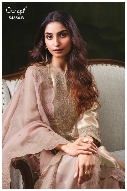 Ganga Sareen 4354 catalog wholesale salwar kameez in jaipur