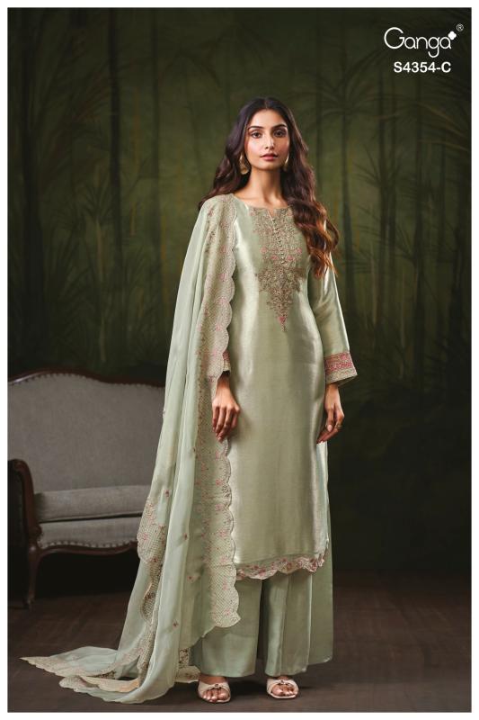 Ganga Sareen 4354 catalog wholesale salwar kameez in jaipur