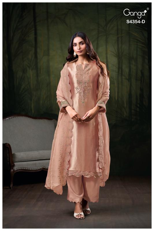 Ganga Sareen 4354 catalog wholesale salwar kameez in jaipur