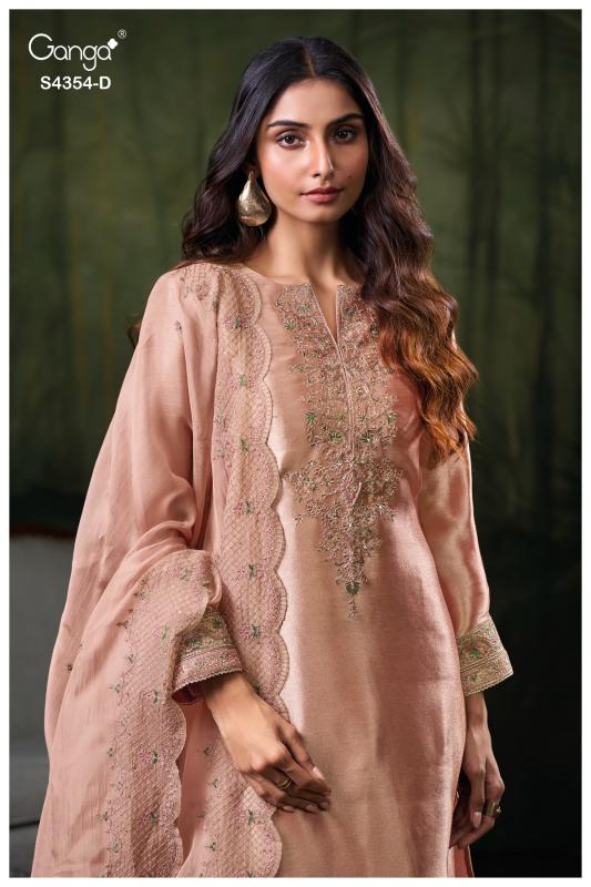 Ganga Sareen 4354 catalog wholesale salwar kameez in jaipur